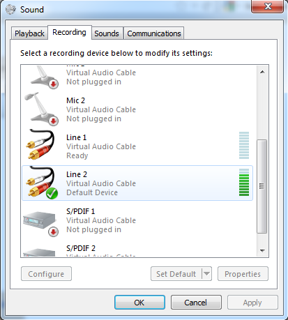 virtual audio cable control panel